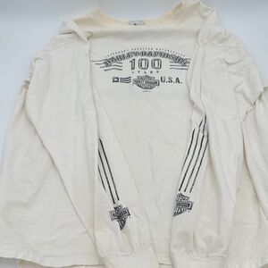 Harley-Davidson Off-White Graphic Long Sleeve